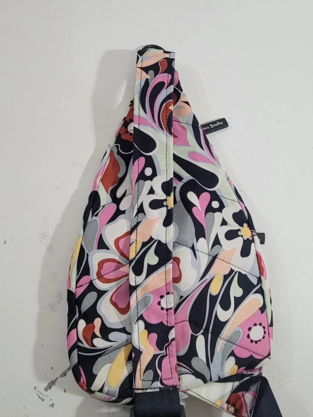 Vera Bradley Mod Paisley Essential Sling Backpack Multicolor Adjustable Strap